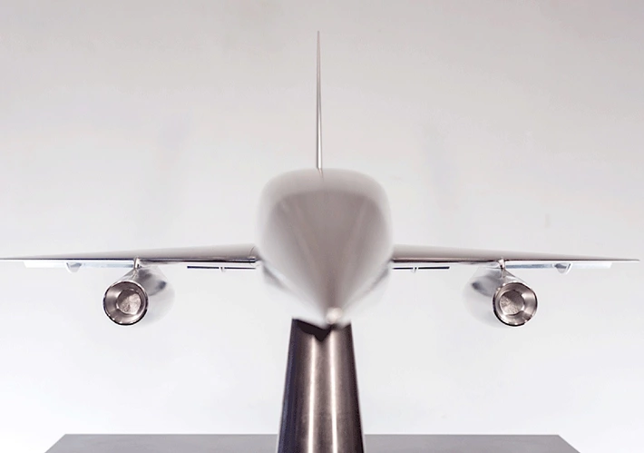 Ein Jet wurde als Prototyp konstruiert.